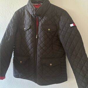 Tommy Hilfiger Black Quilted Puffer Jacket